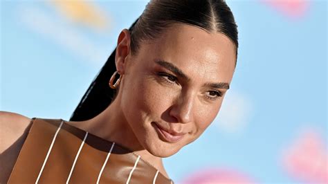 Gal Gadot Hops on the Sheer Dress Trend in Black